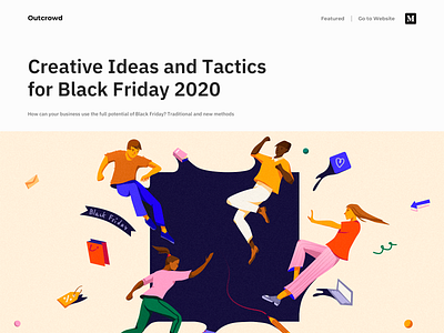 Black Friday 2020 - Creative Ideas and Tactics art article blackfriday branding colors design illustration illustration art illustrations landing minimal ui web web design webdesign website website design