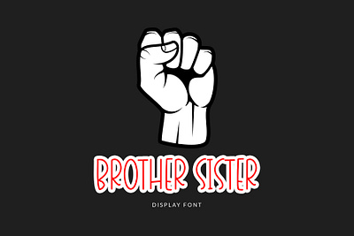 Brother Sister Display Font animation brand branding cartoon cats child children cute display font handwritten kids kitten lettering logo minimal modern pussy typeface typography