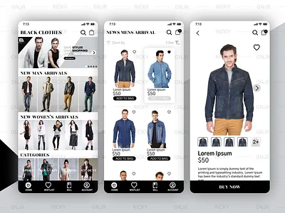 Clothes UI app clothes app clothes ui store app ui ui ux ui app ui design ui mobile user interface