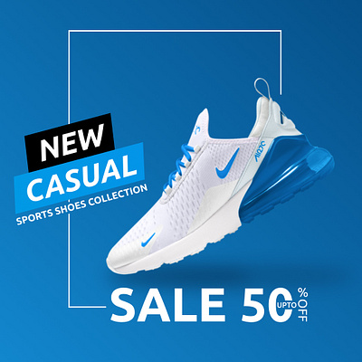 Instagram Post Banner ads banner branding commerce design figma illustration instagram instagram banner minimal nike nike shoes shoes vector web