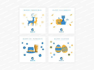 Social Media | RiskCap adobe illustrator brand branding design facebook finance freelancer graphic designer malta social media vector