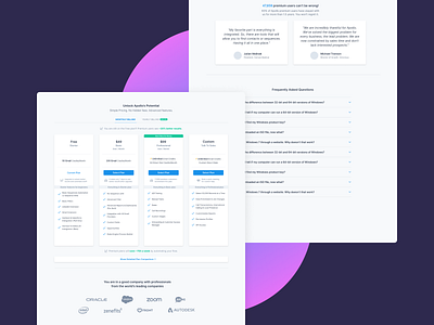 Pricing Page annual feature list features features list features page hubspot marketing microcopy monthly price price list pricing pricing page pricing plan pricing plans pricing table psychology sales salesforce ui