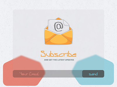 Subscribe app branding clean daily ui dailyui design flat illustration mail minimal simple subscribe subscription typogaphy ui ux vector web website