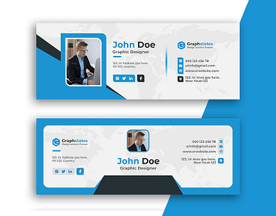Email Signature Design. bifold brochure brand identity brochure businesscard corporate branding corporate business card corporate flyer email signature email signatures email signup facebook cover trifold brochure web
