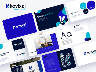 Kavixel Creative Brand Guidelines brand identity branding corporate identity design agency design studio identity logo ui visual identity