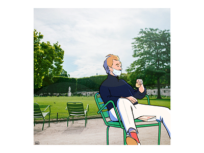 Biscuit au parc art colour design drawing fashion food illustration paris photography style