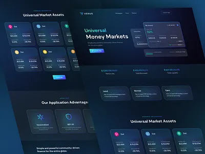 Crypto Landing Page Re -Design crypto cryptocurrency dark mode design eth landing landing page landingpage minimal nft nft landing page nfts trend ui uidesign uiux web web design webdesign website