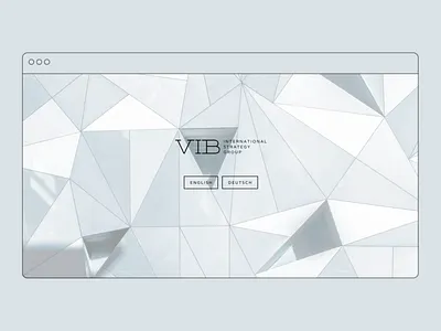 VIB Strategy website – welcome page coding concept css design digital design graphic design html javascript ui design ux design visual design visual language web design website