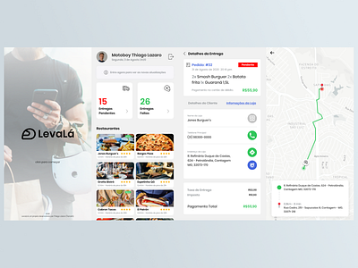 Levalá App - Delivery aplication app delivery delivery app flat ui design ux design