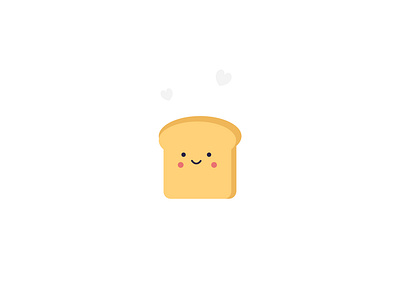 Cute Toast animal animation art brand branding cute design how icon illustration illustrator logo toast toaster vector