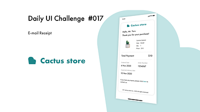 DailyUI 017 adobe xd app dailyui design e mail ecommerce ecommerce design email receipt ui