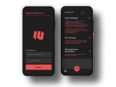 Password Manager App ui uiux ux passwordmanager