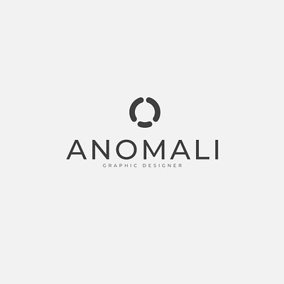 anomali branding design flat illustrator logo logo design minimal vector