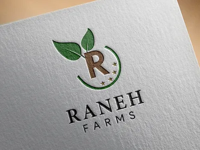 Raneh Farm Logo agricultural logo branding design farm farm logo farmers farmland flat flat logo icon logo logo a day logo design logo designer logo mark logos logotype minimal minimalist minimalist logo