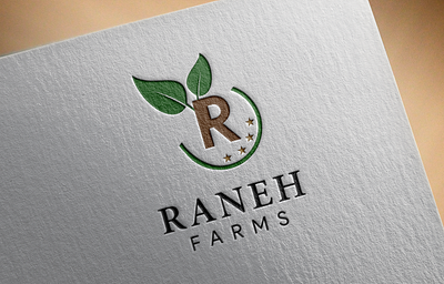 Raneh Farm Logo agricultural logo branding design farm farm logo farmers farmland flat flat logo icon logo logo a day logo design logo designer logo mark logos logotype minimal minimalist minimalist logo