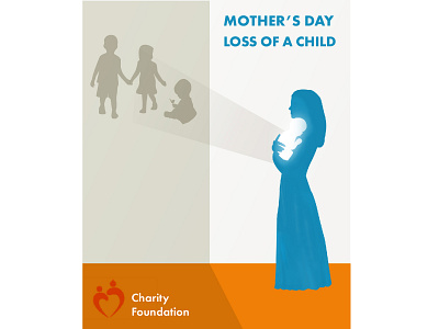 Charity Project adobe illustrator ai branding charity charity event child design dribbbleweeklywarmup foundation illustration kids logo loss loss prevention motherhood mothersday photoshop sadness vector weeklywarmup