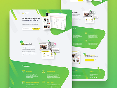 Landing Page - PropellerAds desctop design landing page tilda web design
