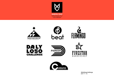 Daily Logo Challenge Day 7-14 dailylogochallange logo logo design logo designing