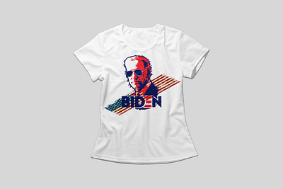 BIDEN T-Shirt design branding design icon illustration illustrator logo logo design t shirt t shirt design vector