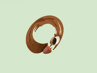 O animal character happy illustration mexico nut photoshop squirrel sticker