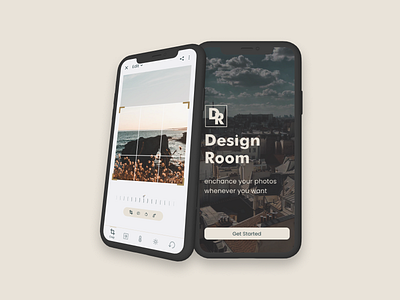 Design Room - Photo Editor app design icon interface minimal photo editor ui user interface userinterface ux