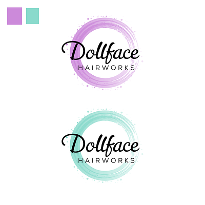 Dollface logo branding design graphic design icon illustration illustrator logo minimal typography vector