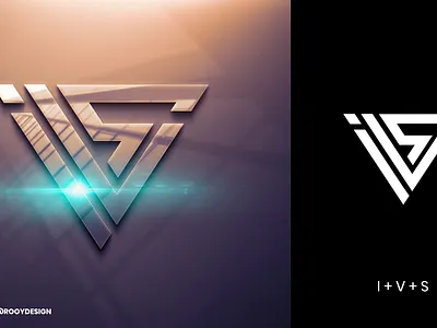 IVS branding design illustration logo typography