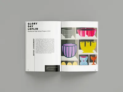 Alumni Exhibition Catalog alumni editorial design exhibition graphic design layout design publication design south carolina typography visual arts