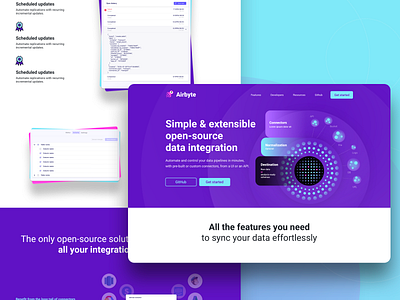 airbyte#2 branding desktop flat landing landingpage schema website