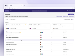 Project List - Dense Table Layout by usrnk1 on Dribbble