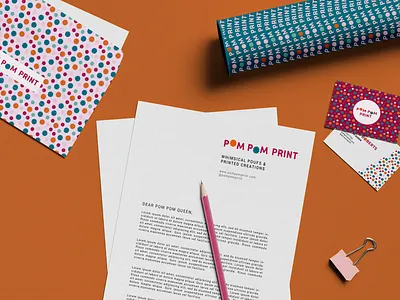 Pom Pom Print - Seamless Patterns branding design flat illustration seamless seamless pattern seamlesspattern typography vector