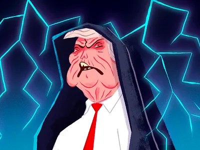 Emperor Palpatrump art disney elections2020 illustration procreate star wars trump