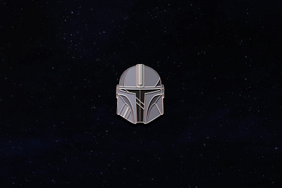 The Mandalorian Enamel Pin design enamel enamel pin enamelpin icon iconography illustration lines mandalorian pin pins starwars temper tantrum vector vector illustration