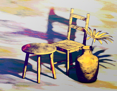 Still life c4d illistration stilllife