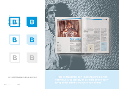 Buscador | Configuración | Suplemento argentina art direction brand design brand identity branding buenosaires cosgaya design editorial experimental fadu fanzine grafico leonferrari logo periodico sistema tipography typography uba