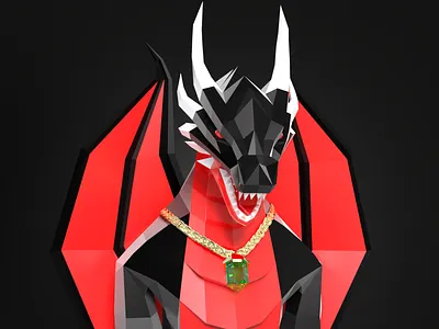 Dragon NFT 3d art crypto art nft nft art nft character nft collection nft token p2e p2e game