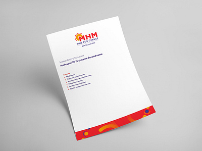 Migraine Management branding design event event branding illustration logo logo design migraine pattern design print