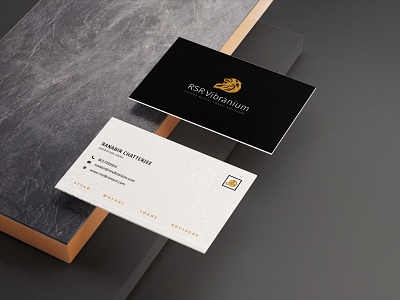 RSR Vibranium - Business Card Design animation branding graphic design logo ui