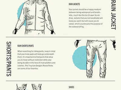 PNW Wet weather guide adventure biking illustration mountain biking mtb oregon pacific northwest pnw pnwcomponents portland rain retro weather