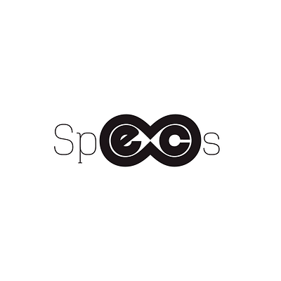 Specs art branding design flat icon logo minimal vector