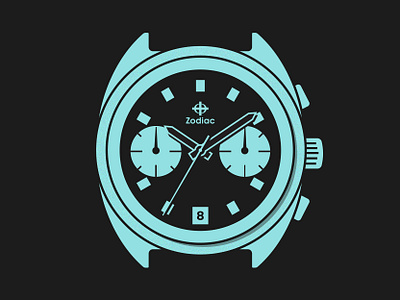 Watch design grandrally illustration watch zodiac