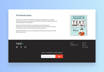 A Website for Introverts branding design introvert ui ux web design