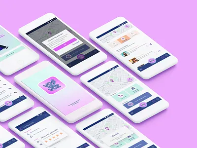 VosSosVoz App app design gender violence ui ux uxui