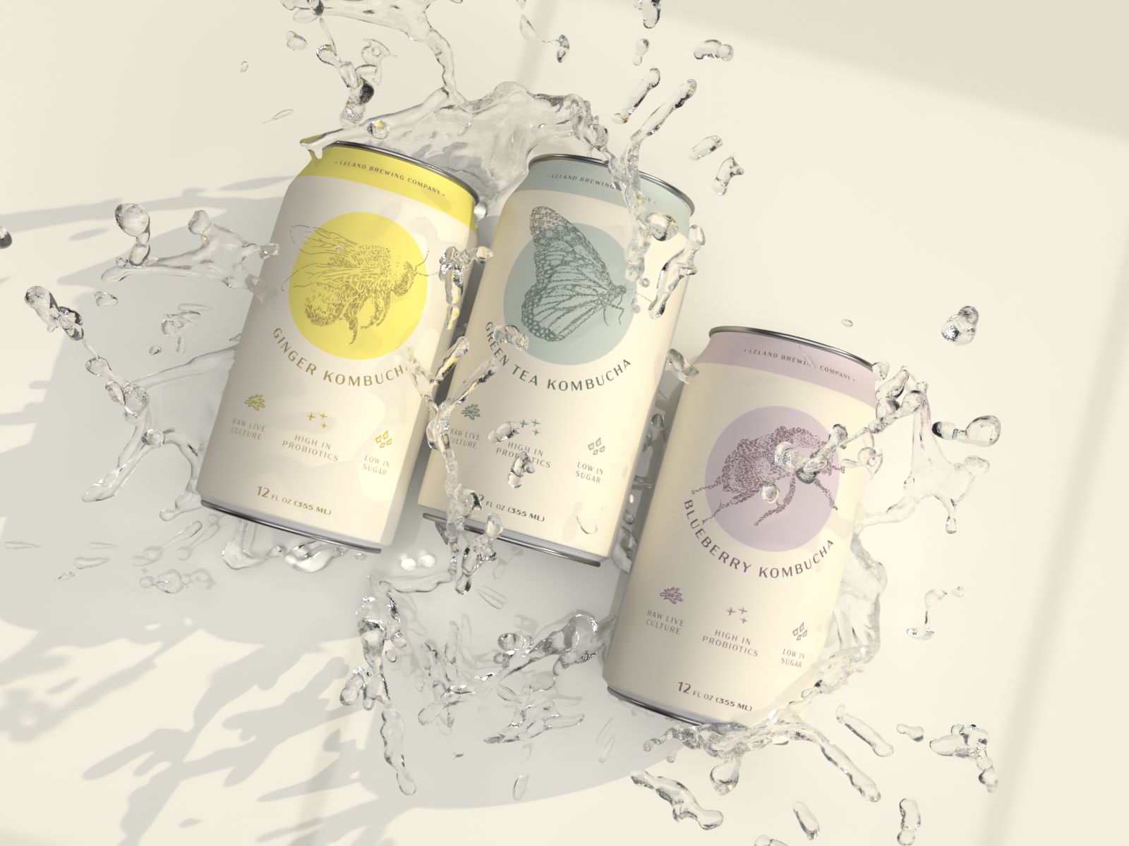 Example of Kombucha Labels