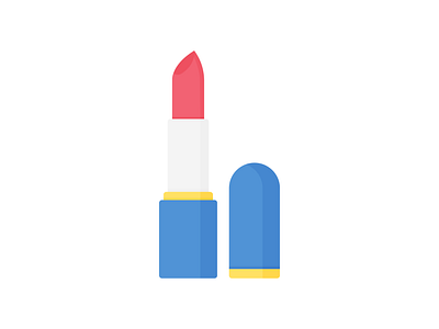 Day 312 - 366 Days of Illustration Challenge - MintSwift beauty cosmetic cosmetics cosmetology digital illustration flat design flat illustration flatdesign illustration illustrations illustrator lipstick make up makeup artist mintswift red lips red lipstick stick vector vector illustration