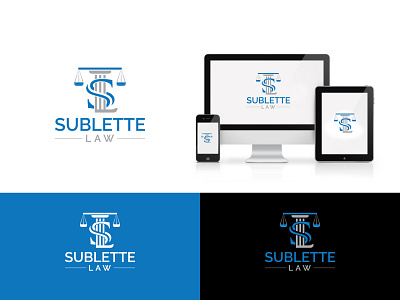 Sublette Law Logo abstract logo branding icon law law firm law firm logo law logo logo logo and branding logo design minimal sketch typography