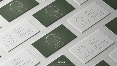 Logo Design for Acco brand branding business card businesscard design digital green identity identity branding identity design logo logo design logodesign logos mark minimal minimalist logo mockup mockup design olive