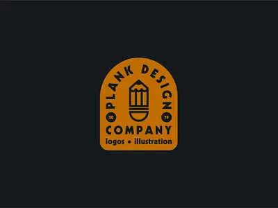 Plank Design Company badge badge brand branding design draw drawing flat design graphic design graphic designer identity illustrate illustration logo vector