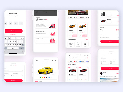 Concept UI/UX Design for Car Rental And Sales App app app concept design icons interface logo mobile mobile design mobile ui mockup modern page typography typography art ui uidesign ux vector web website