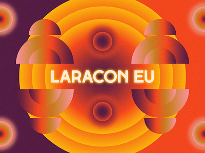 Laracon 2022 branding conference design festival geometric gradient graphic design laracon laravel logo php vector